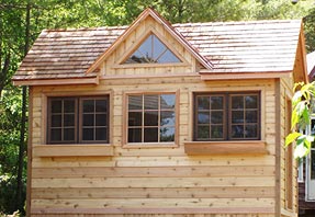 8 x 12 cottage bunkie photo - click to enlarge